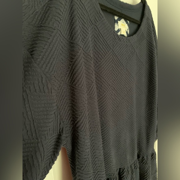 Anthropologie Navy Top - Picture 4 of 5